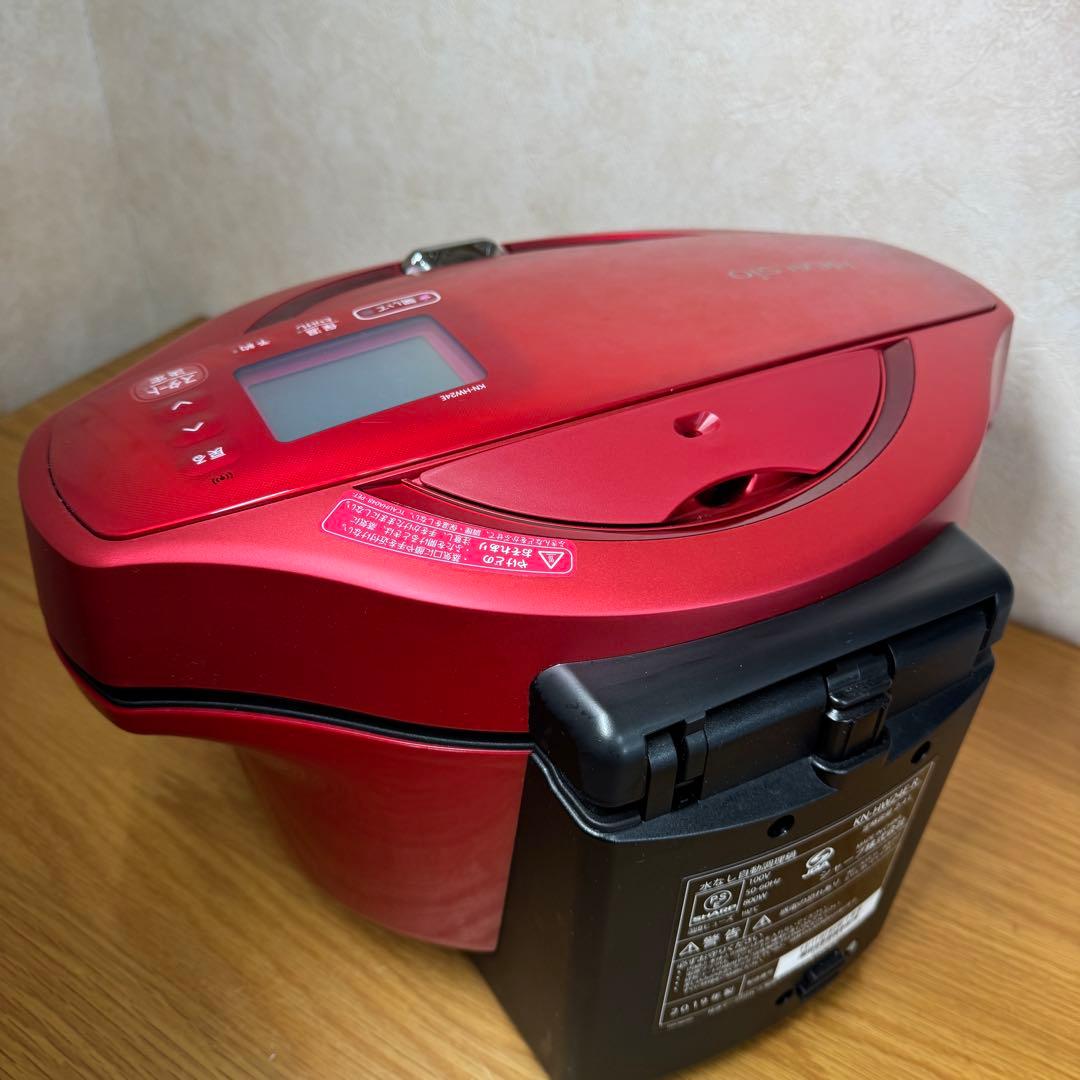 【美品】ヘルシオ ホットクック KN-HW24E　レッド　水なし自動調理鍋