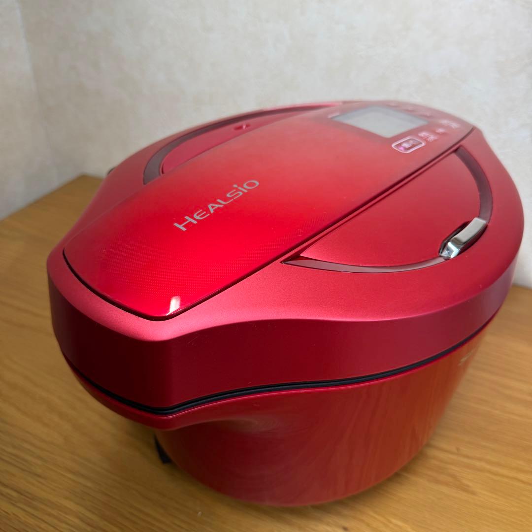 【美品】ヘルシオ ホットクック KN-HW24E　レッド　水なし自動調理鍋