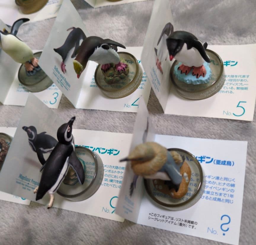 海洋堂ペンギンフィギュアコレクション　第1弾第2弾シークレット2種含むフルコンプ
