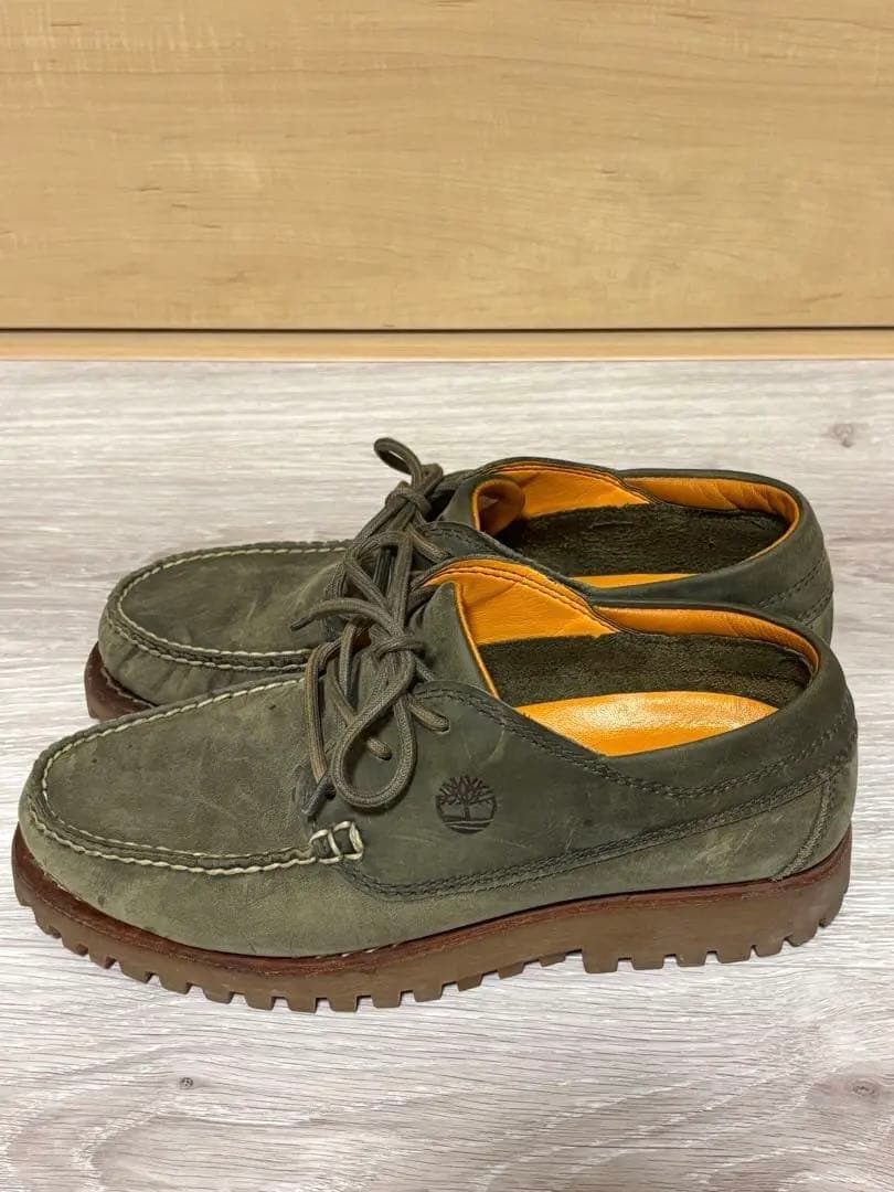 【即発送】ティンバーランド オリーブグリーン デッキシューズ