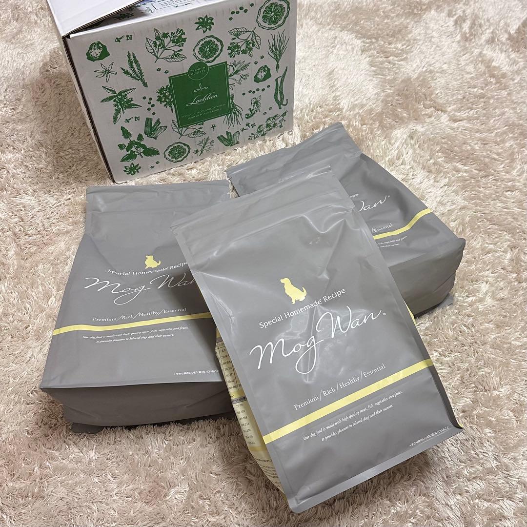 【ペット用品】 モグワン ドックフード 3袋