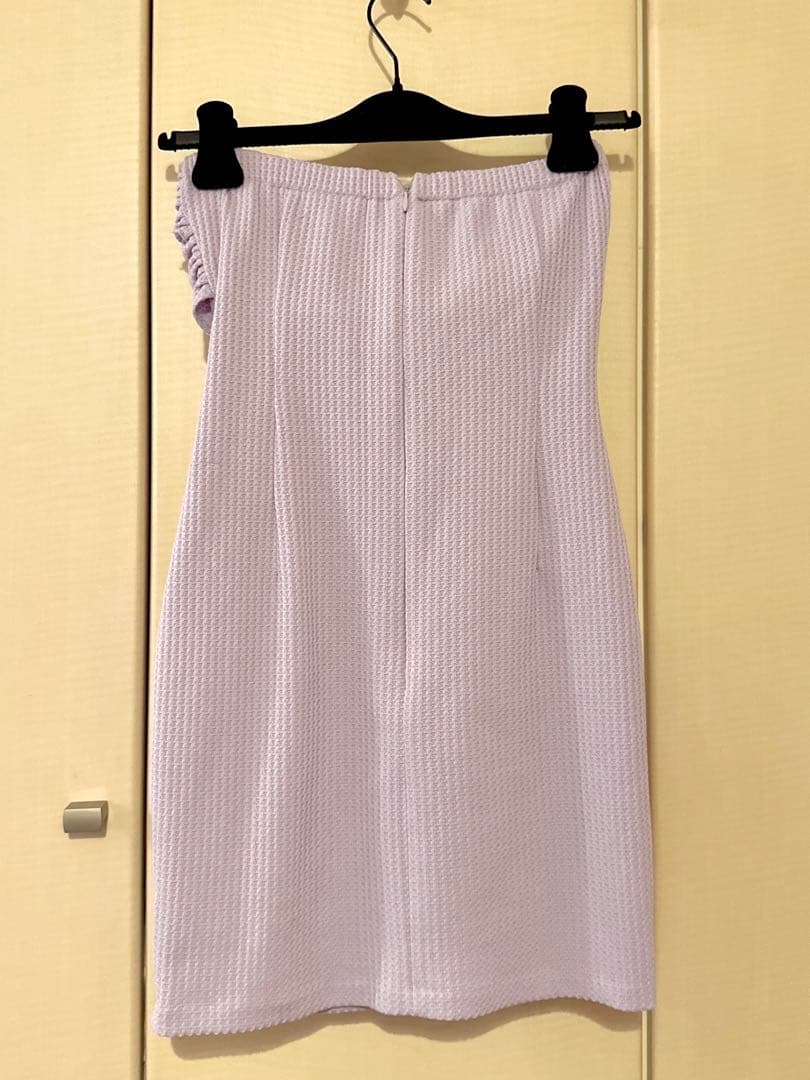 【RANS】ミニ/ドレス/ワンピース/ベア/タイト/ラベンダーRN0064LV