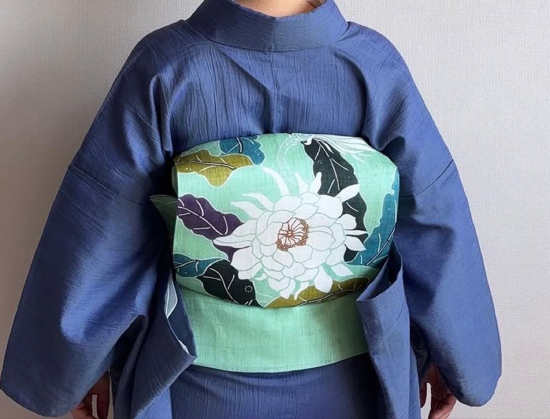 新之助上布　ワイドサイズ　綿麻