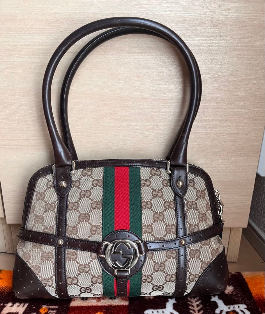 GUCCI グッチ　シェリーライン　ハンドバック