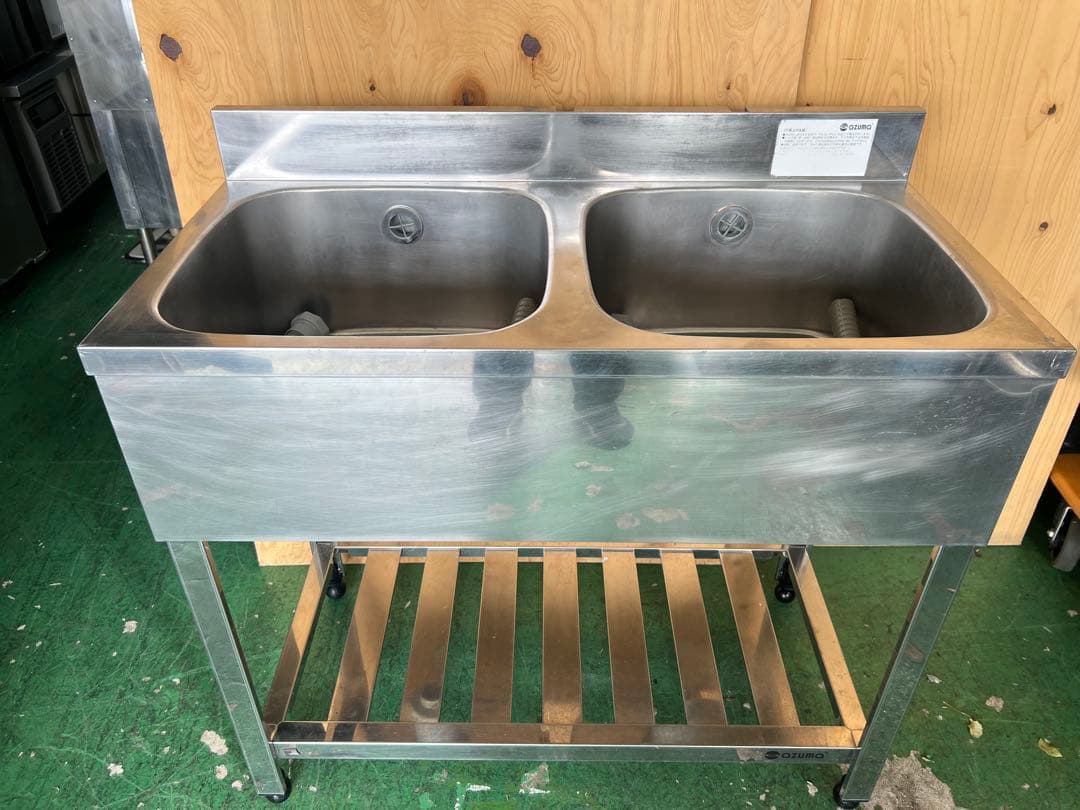 azuma2槽シンク 900x450x800(+90)