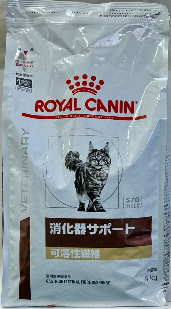 ロイヤルカナン 猫用 消化器サポート 可溶性繊維 4kg 1袋