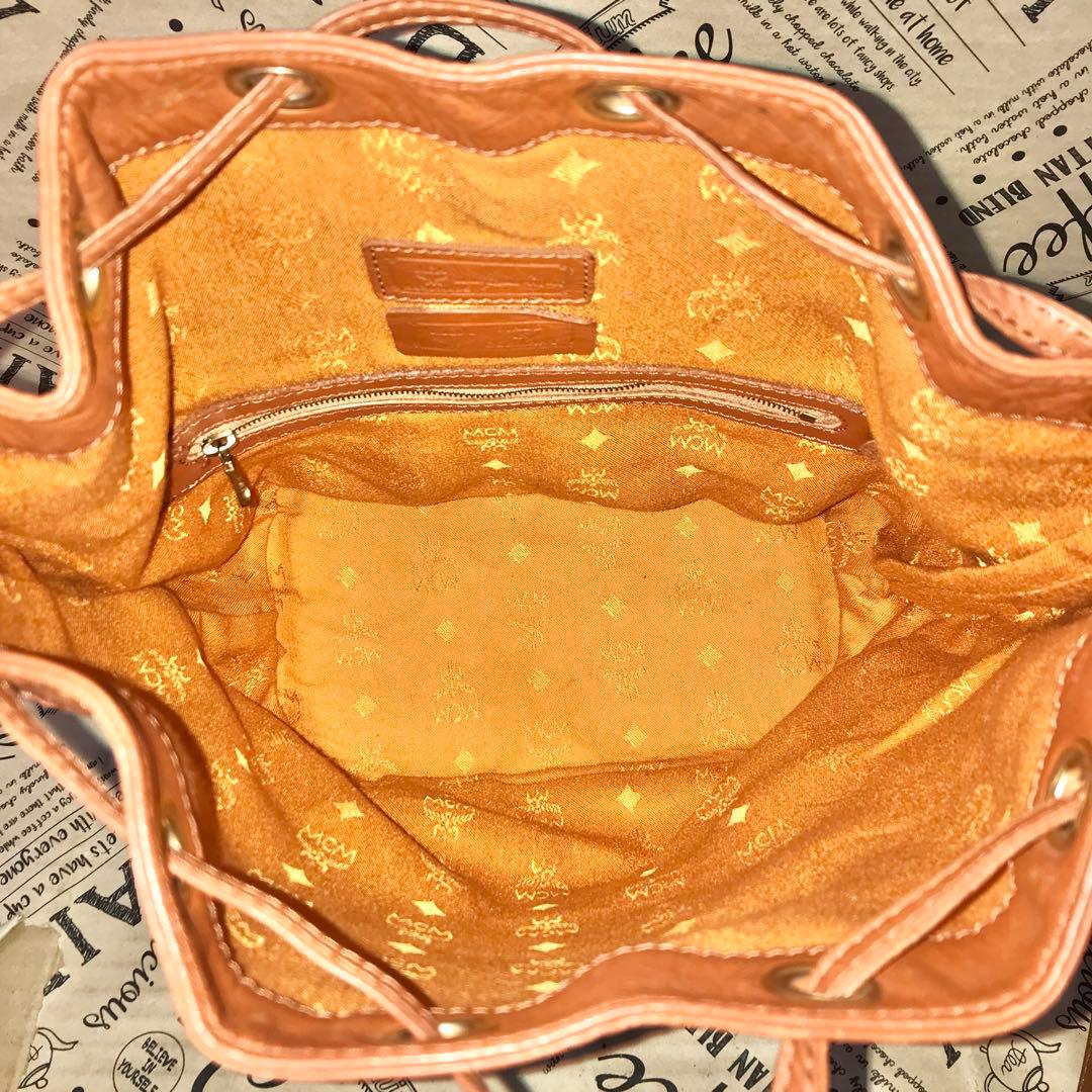 MCM ショルダーバッグ トート 巾着 ブラウン 旅行 フォーマル S3363