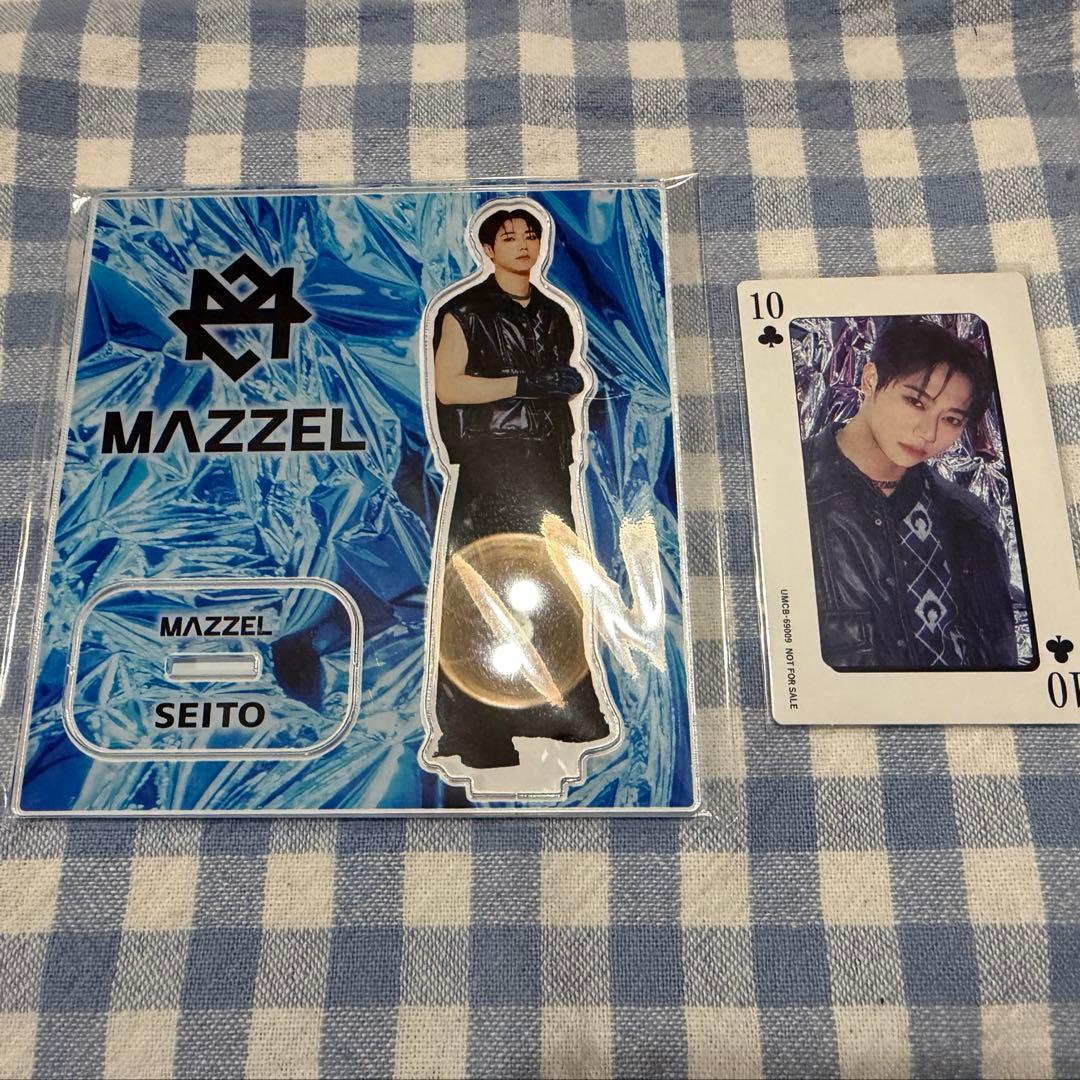 MAZZEL SEITO アクリルスタンドとトランプカード