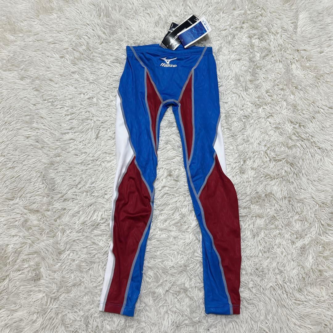 未使用タグ付き　MIZNO アクセルスーツ　ロングスパッツAS 競泳水着　M