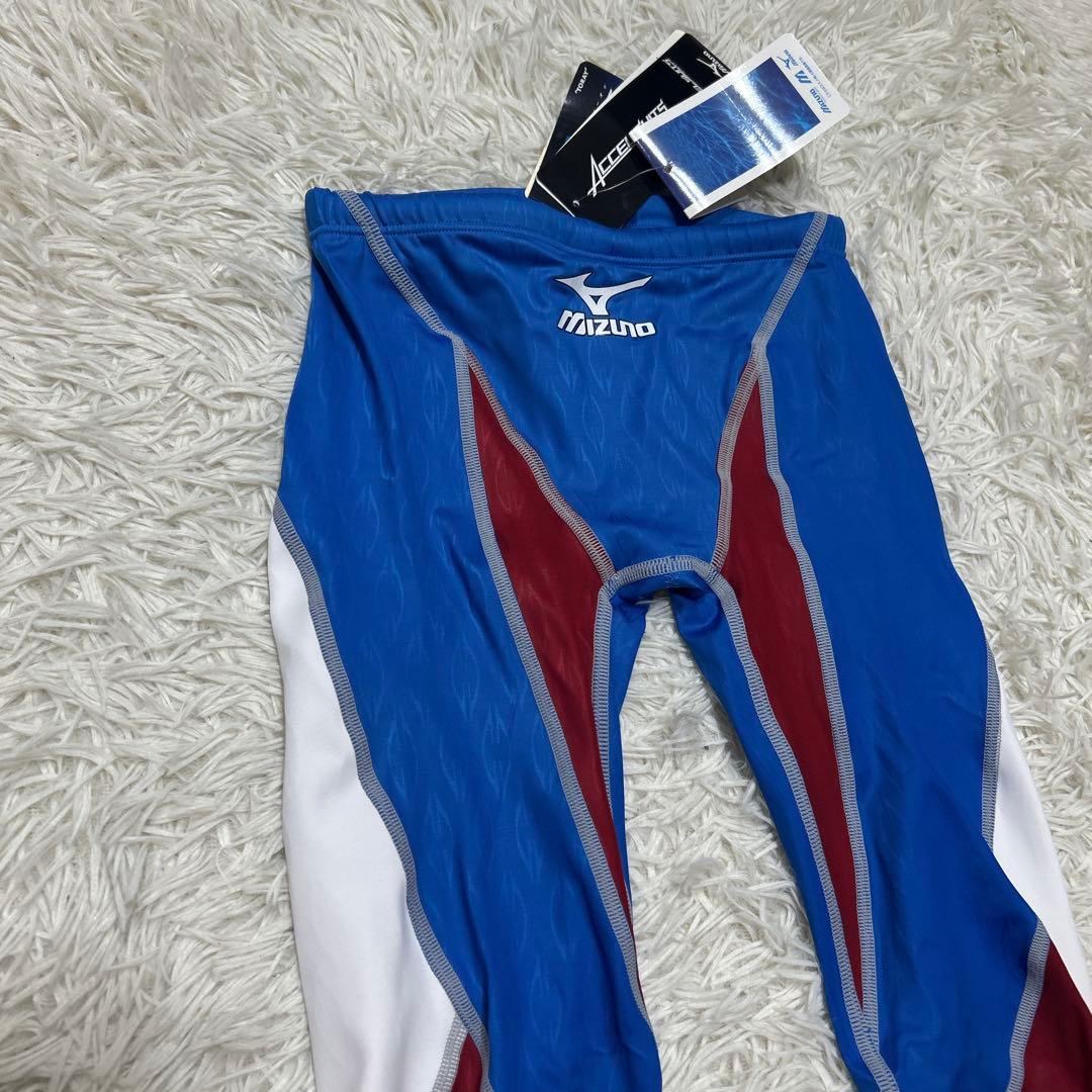 未使用タグ付き　MIZNO アクセルスーツ　ロングスパッツAS 競泳水着　M