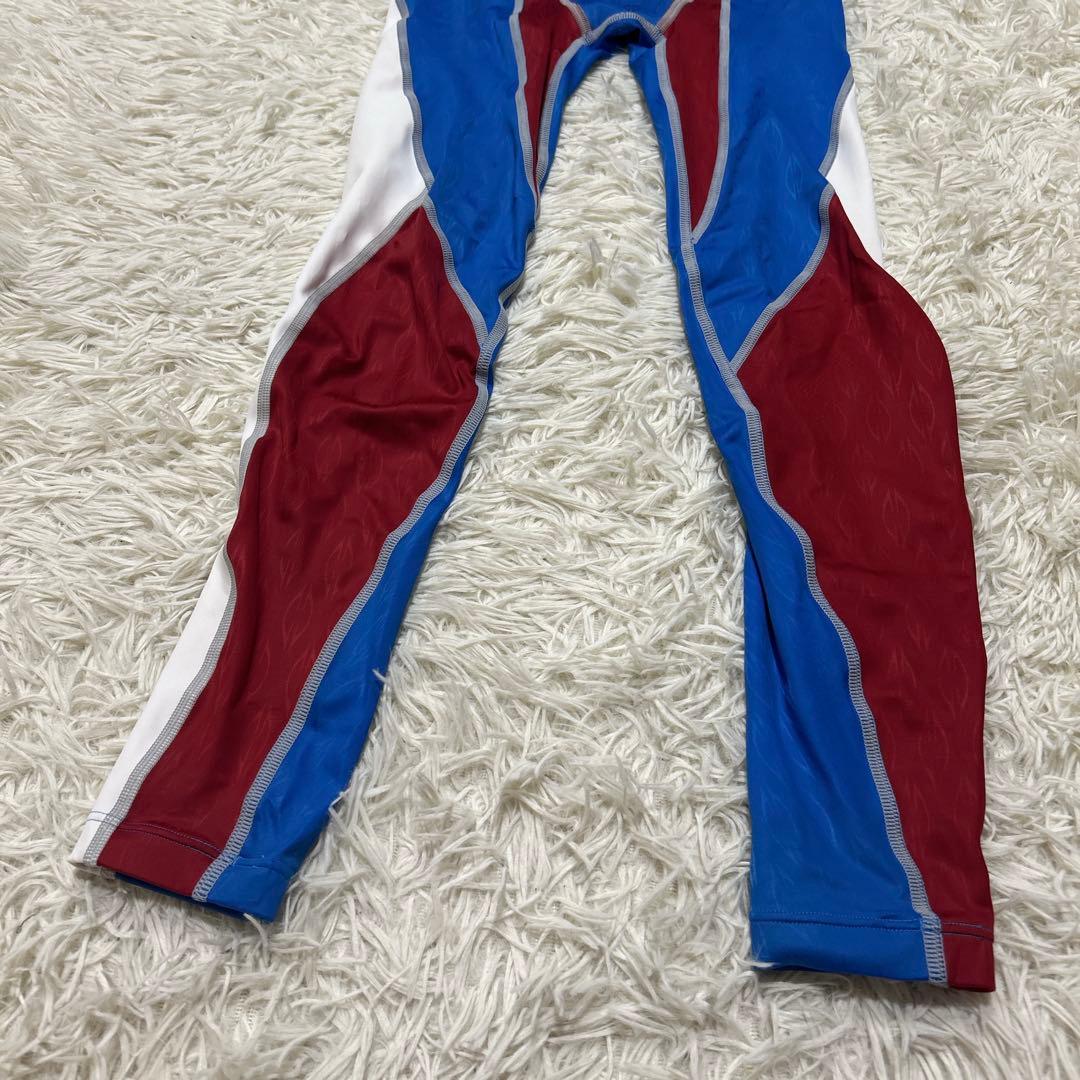 未使用タグ付き　MIZNO アクセルスーツ　ロングスパッツAS 競泳水着　M