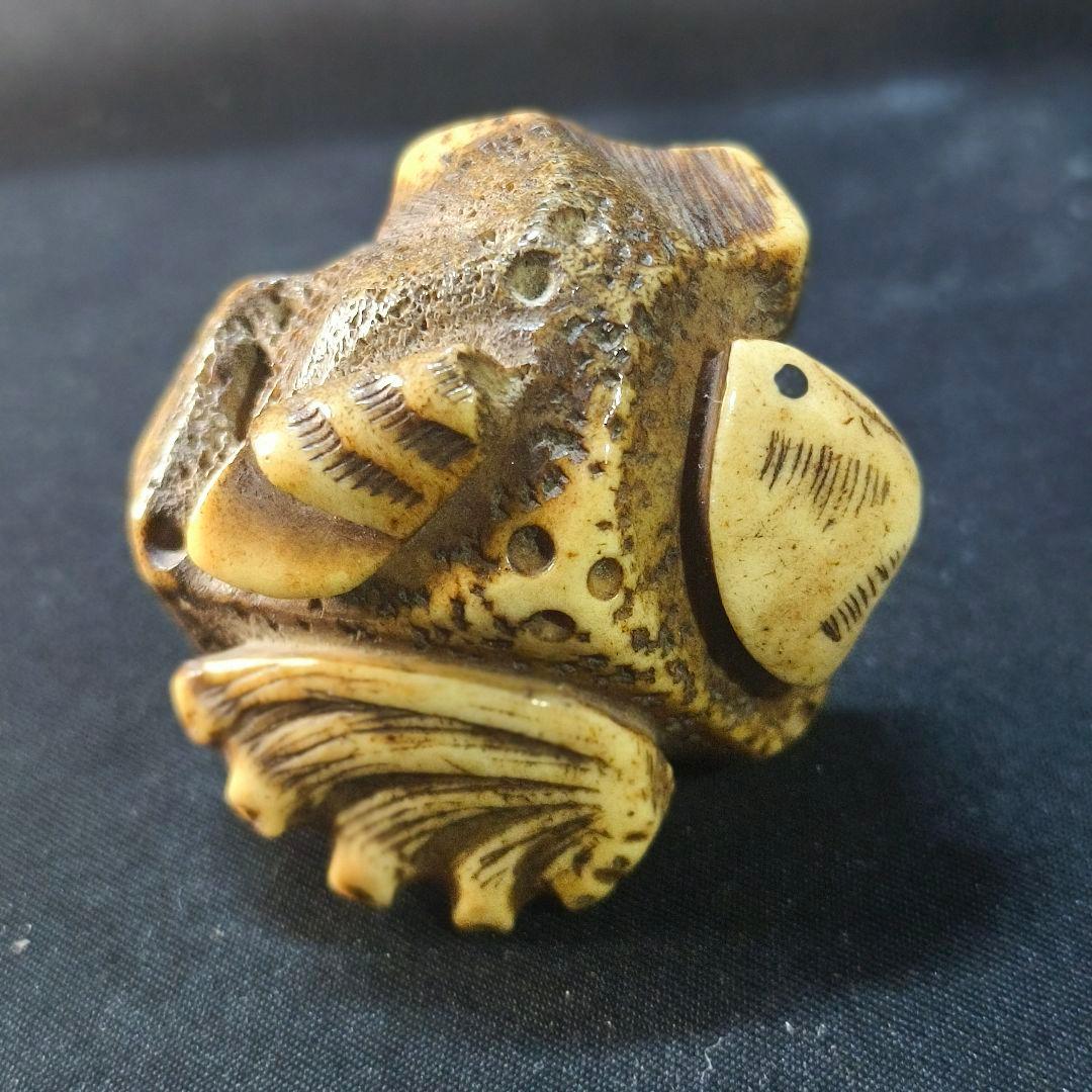 根付 貝尽くし 鹿角彫り 江戸骨董 古美術品 旧家蔵出美品 蒐集家放出 時代物