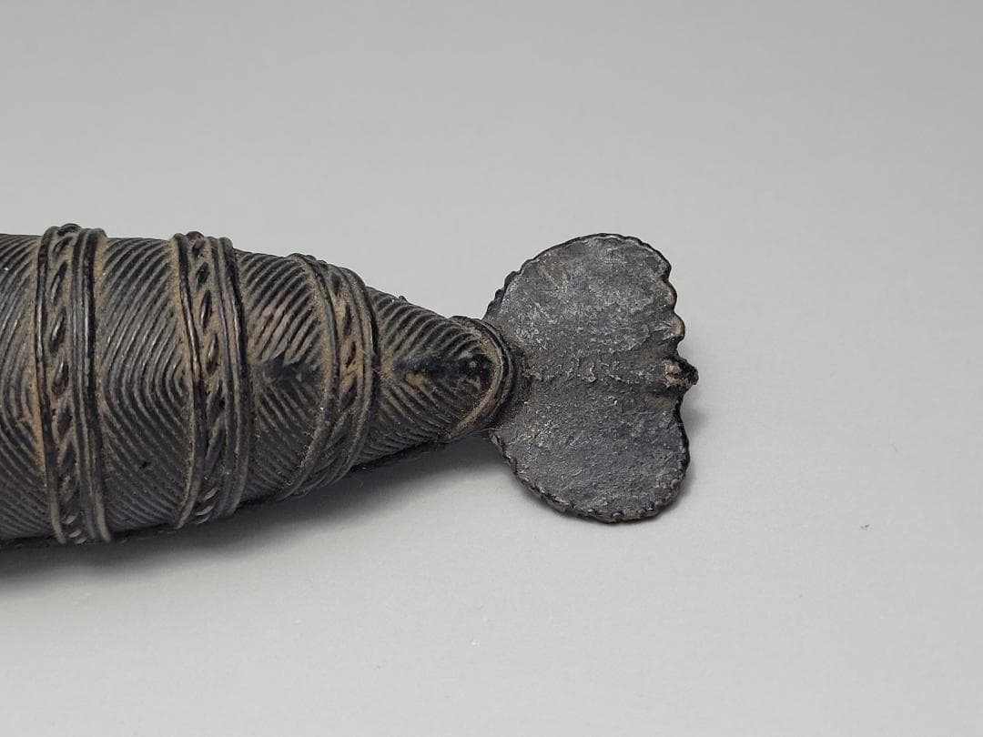 古銅造 えび型 置物 明清時代 幅約17.5㎝