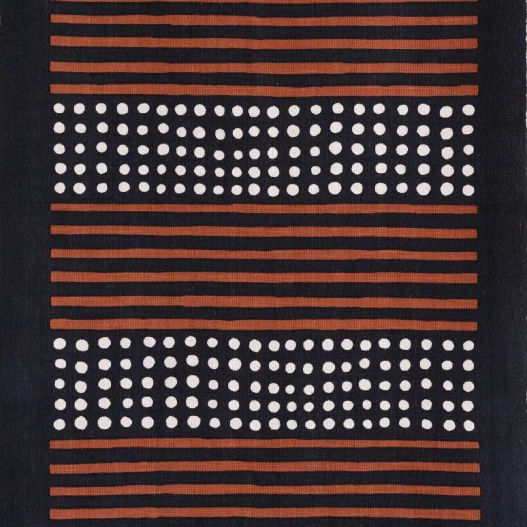 柚木沙弥郎　シルクスクリーン　手捺染　そろばん　未使用　358センチ