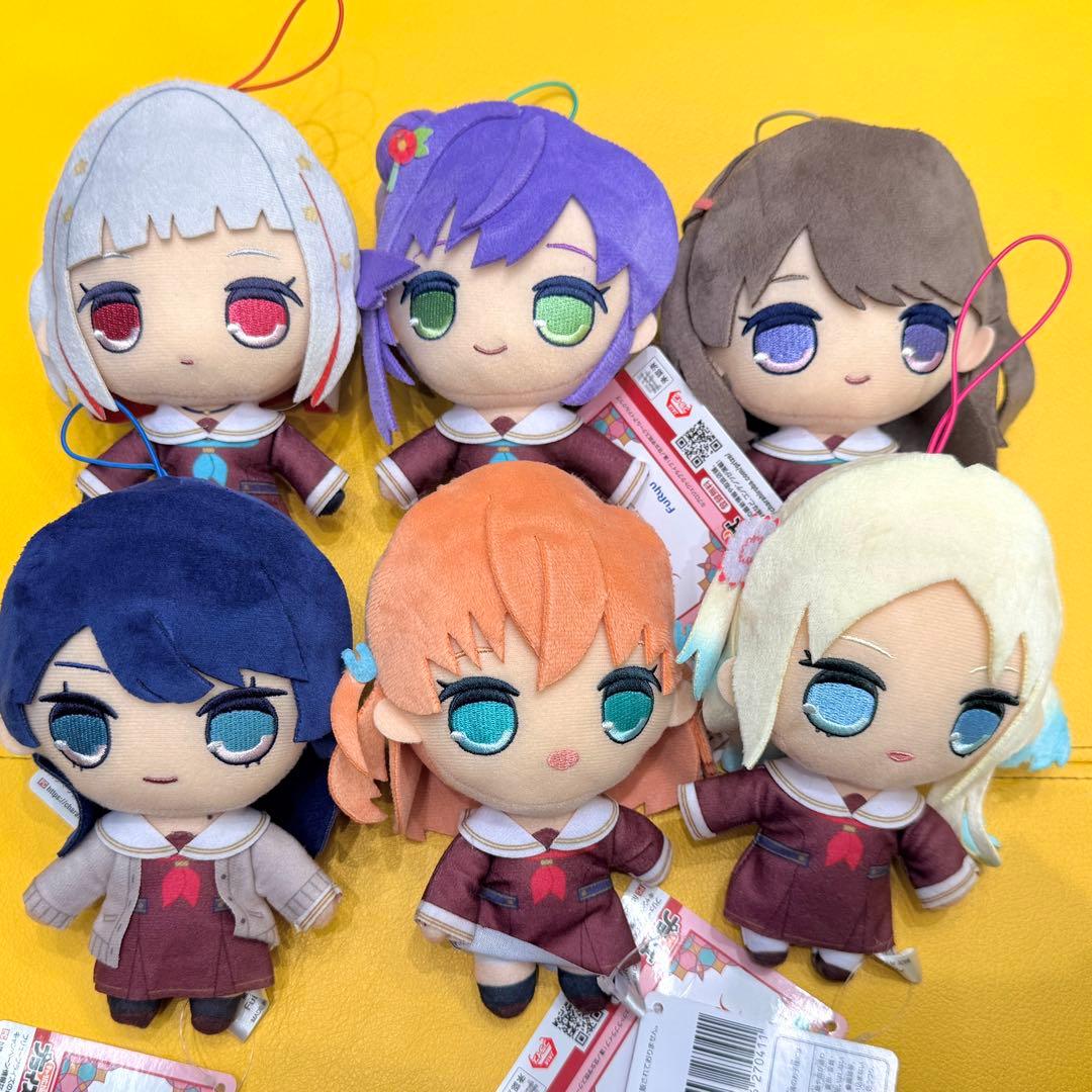【匿名配送】【オンクレ美品】ラブライブ！蓮ノ空きゅるまるぬいぐるみ 全6種セット
