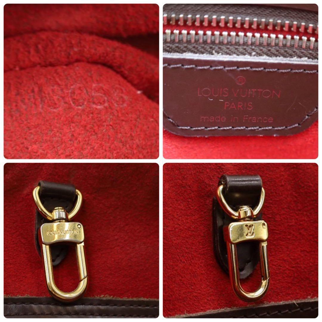 【超美品】　ルイヴィトン　ダミエ　エベヌ　ハムステッドPM　トートバッグ