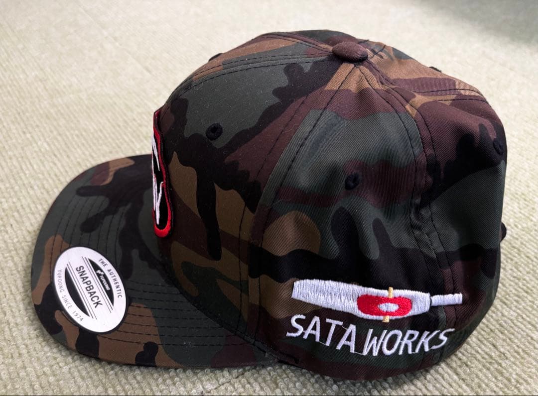 佐田工務店×ぶてぃっく紫歯茎　限定キャップ　　佐田ビルダーズ　くっきー