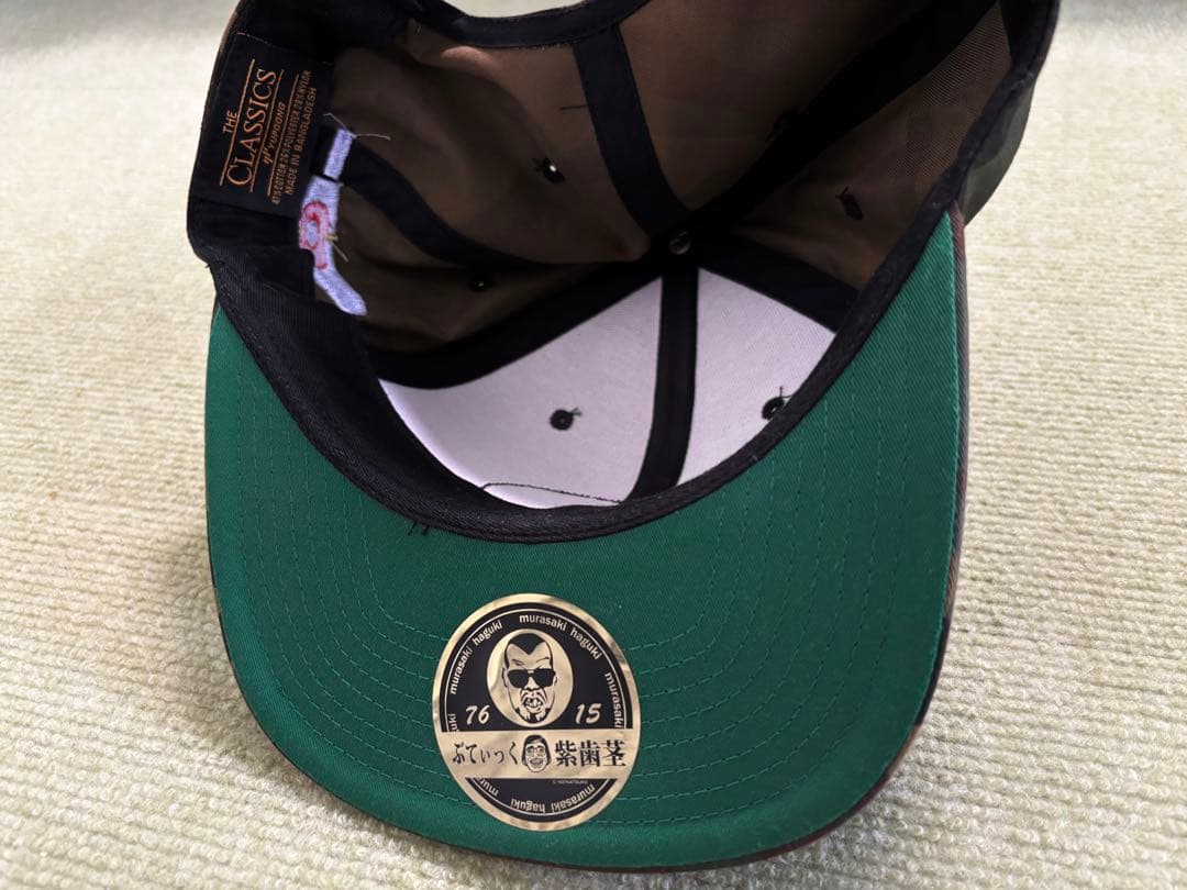 佐田工務店×ぶてぃっく紫歯茎　限定キャップ　　佐田ビルダーズ　くっきー