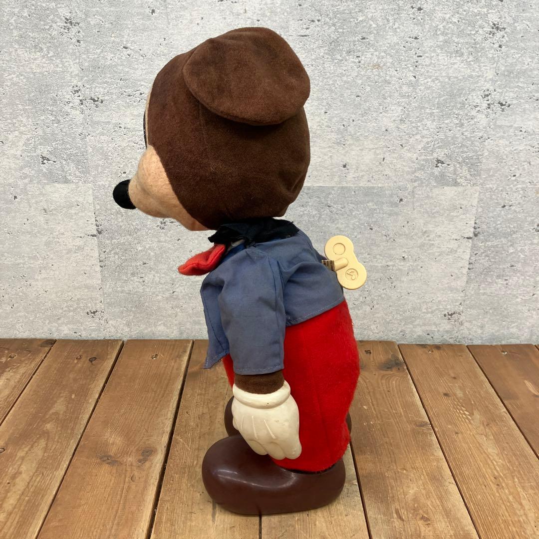 昭和レトロ 当時物 ディズニー Sankyo ミッキーオルゴール ぬいぐるみ