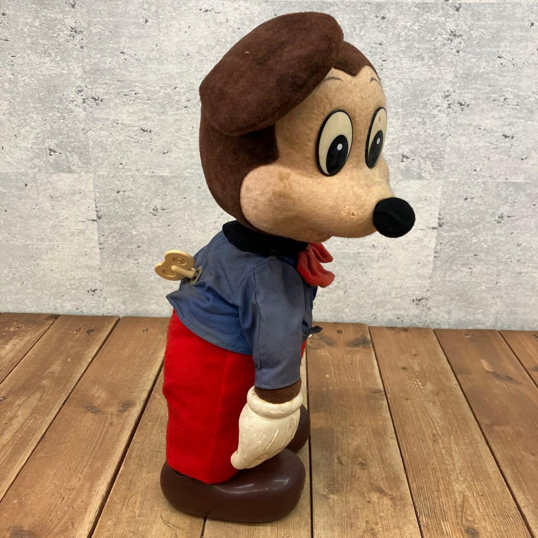 昭和レトロ 当時物 ディズニー Sankyo ミッキーオルゴール ぬいぐるみ