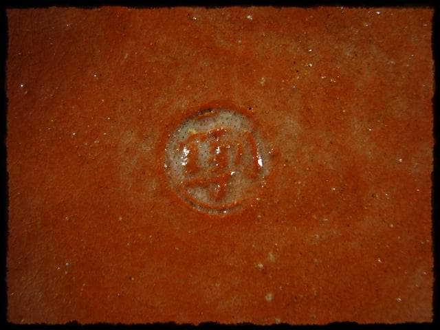 中村 道年 赤 分銅 向付 赤楽 楽焼  茶道具 懐石 d44