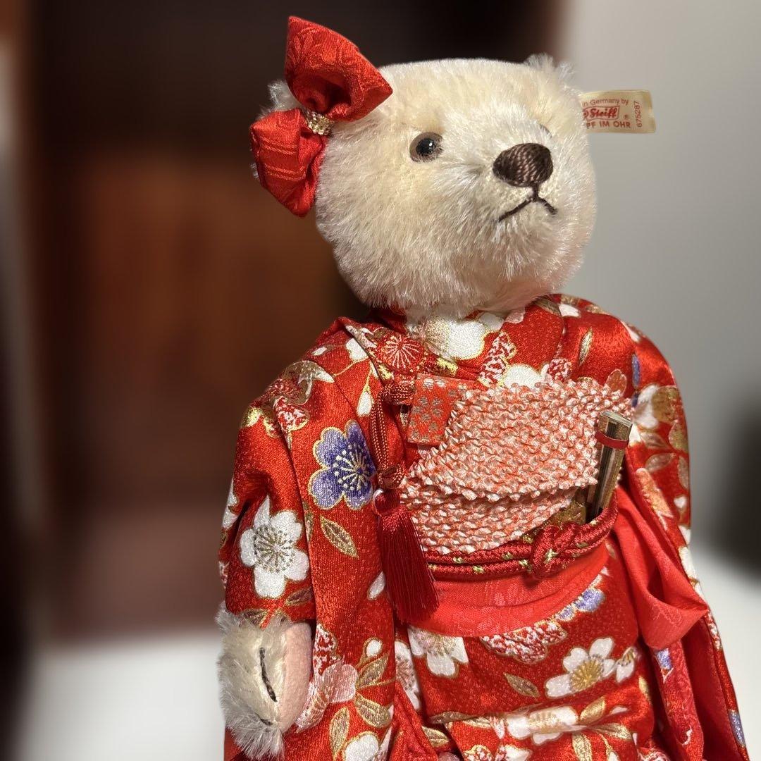 シュタイフ　白タグ　2000 Hatsuhime 鑑定書付き