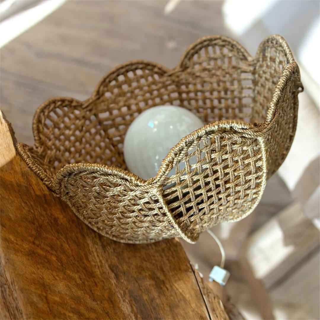 ペンダントライト ラタン レトロ 籐製 ランプシェード