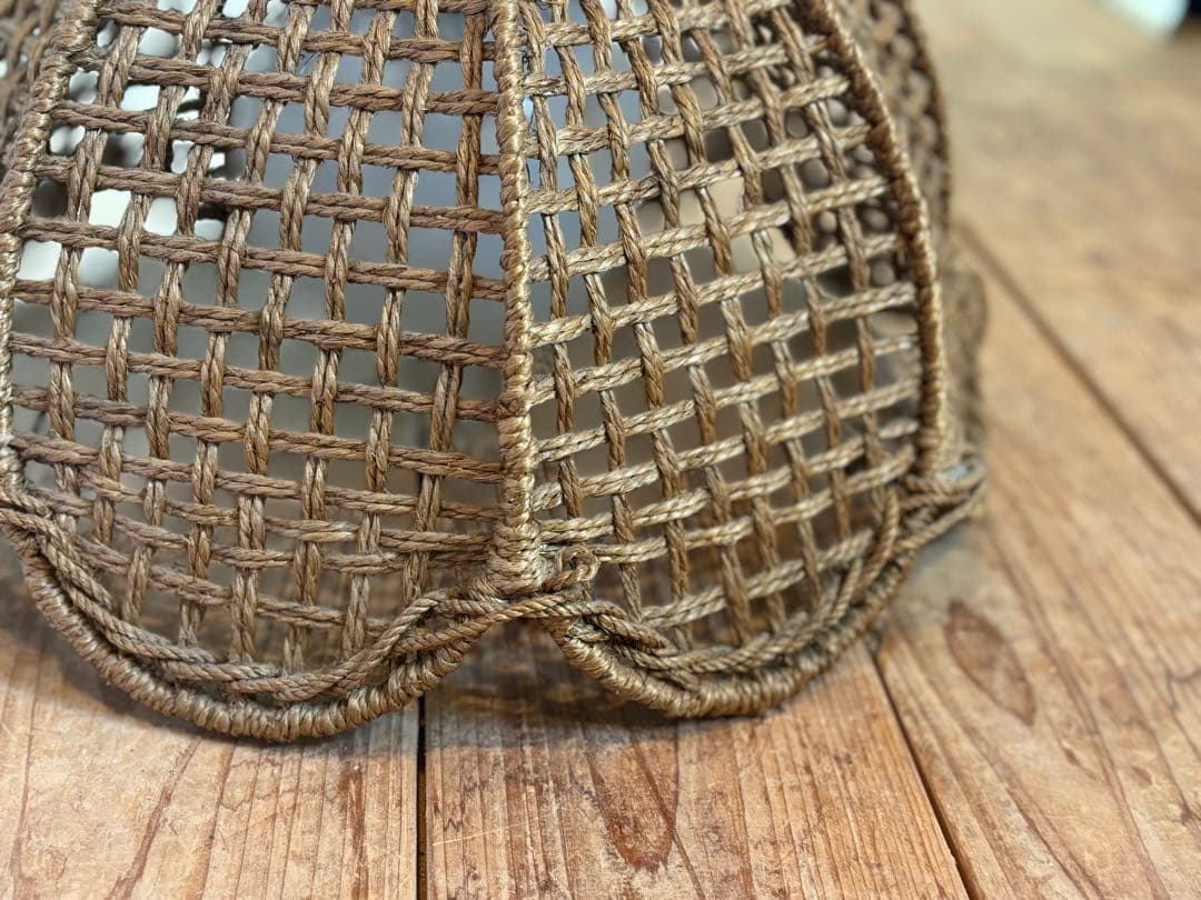 ペンダントライト ラタン レトロ 籐製 ランプシェード