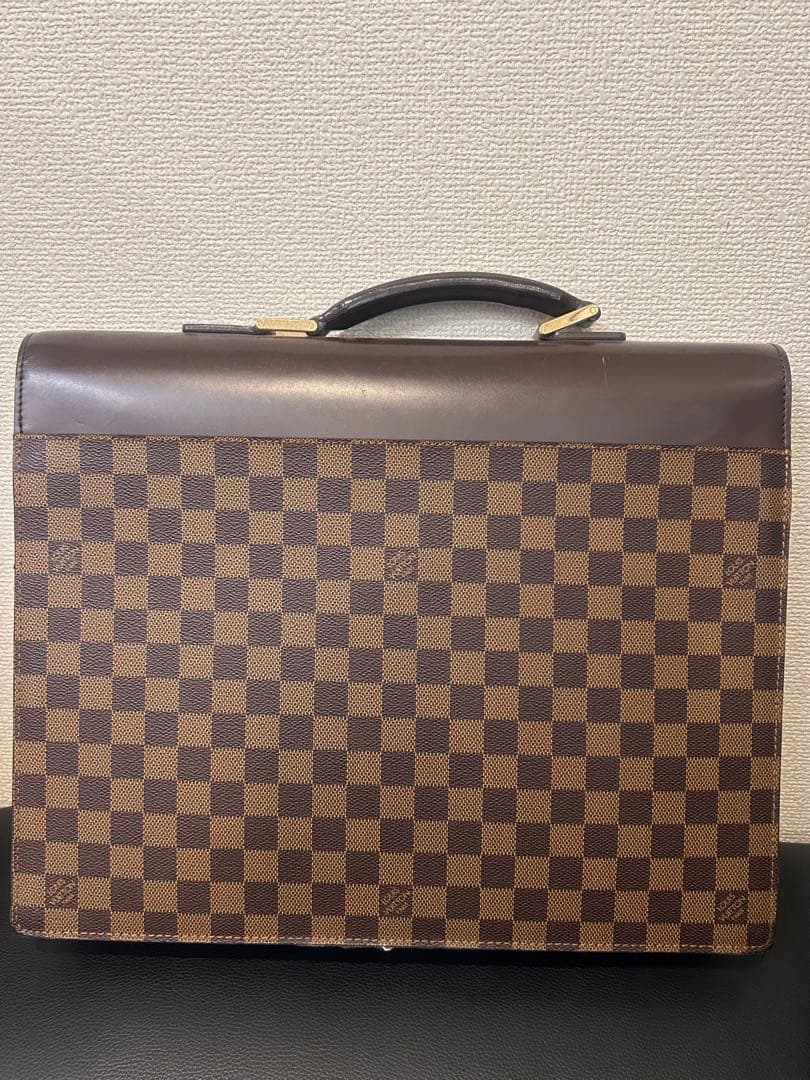 ルイヴィトン ブリーフケース ダミエ アルトナPM エベヌ【中古】メンズ