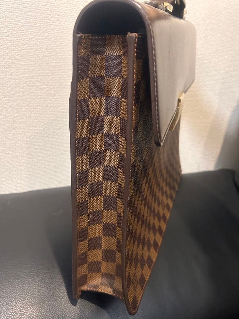 ルイヴィトン ブリーフケース ダミエ アルトナPM エベヌ【中古】メンズ