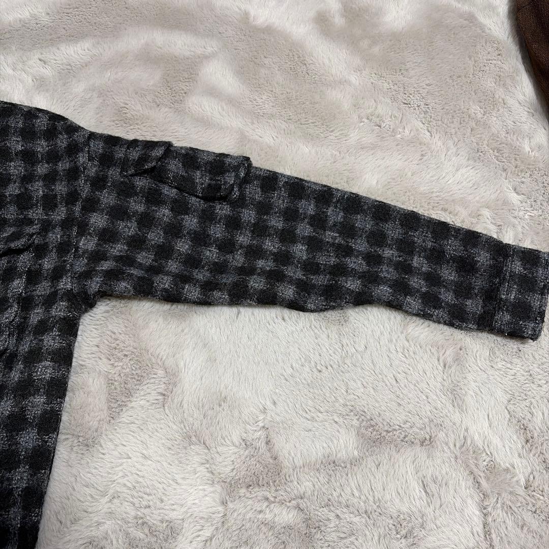 ジャケット・アウター MLVINCE MILITARY CHECK JACKET
