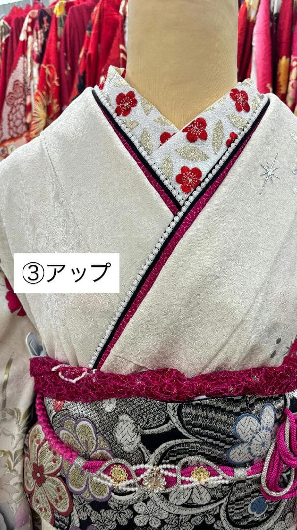 ミケにゃん様　振袖9点フルセット、小物セット【369】