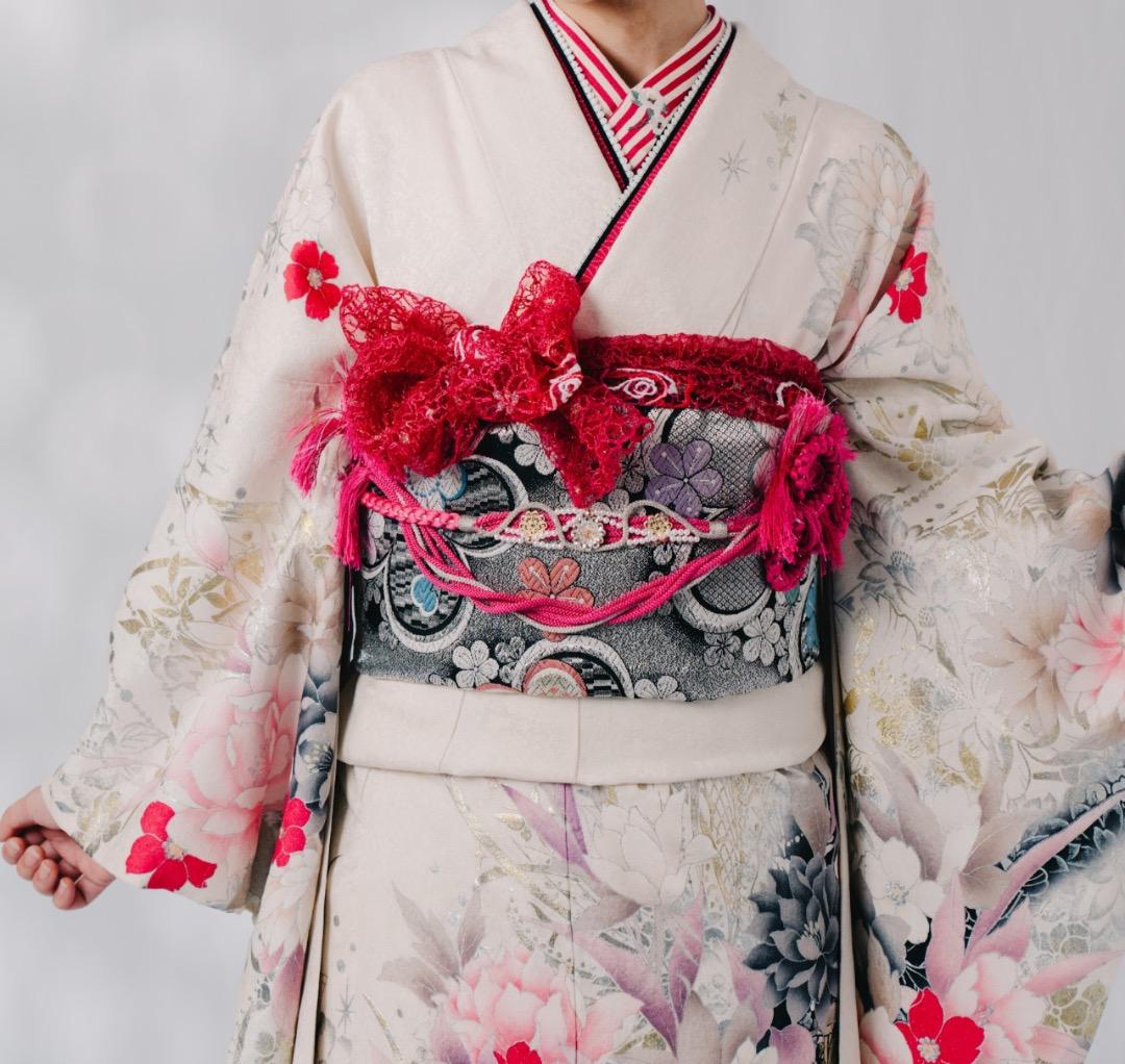 ミケにゃん様　振袖9点フルセット、小物セット【369】