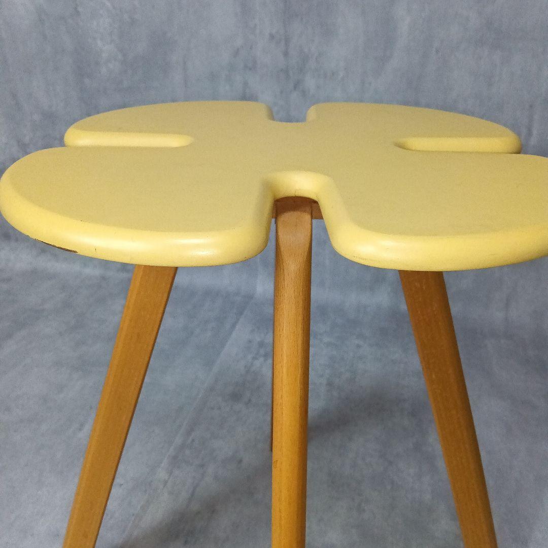 天童木工　クローバースツール　イエロー　黄色　小池智子デザイン