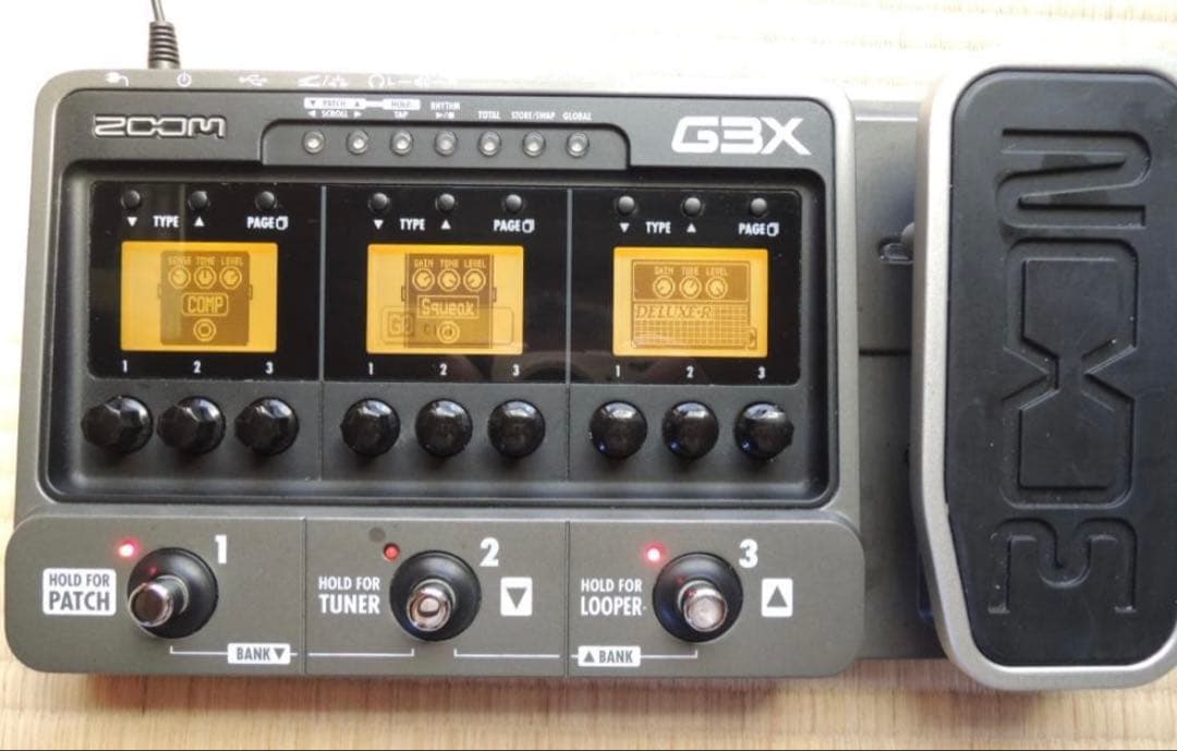 ZOOM G3X ver.2.10 動作確認済美品