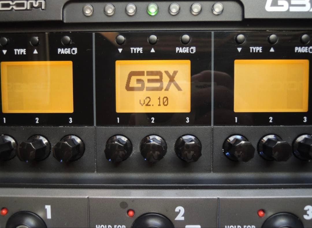 ZOOM G3X ver.2.10 動作確認済美品