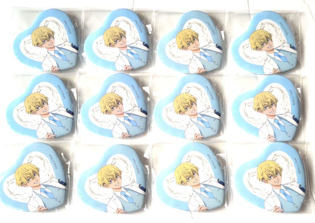 東京リベンジャーズ　ソフマップ　タキシード　松野千冬　ハート缶バッジ