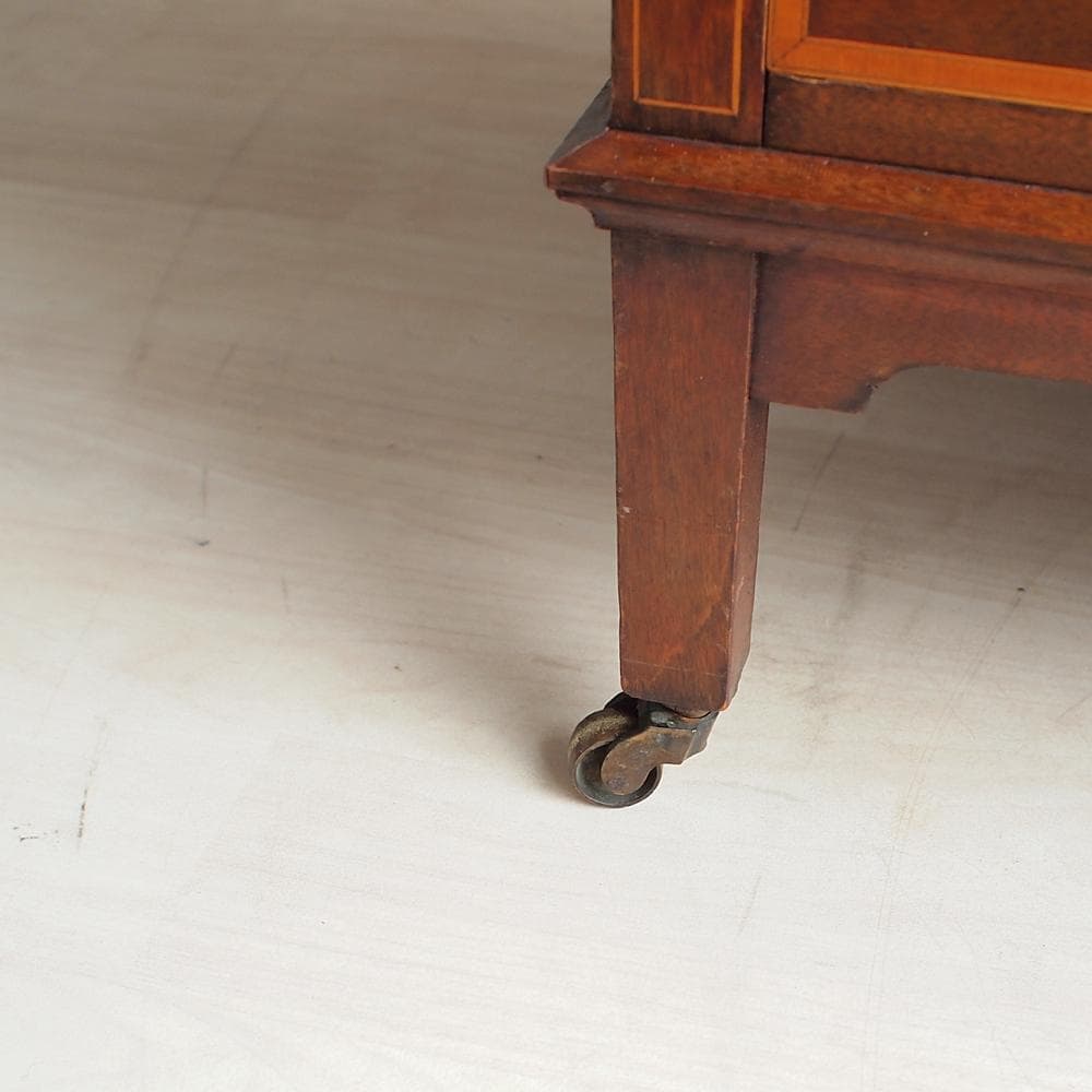 アンティーク ミラー付きチェスト 象嵌細工 ZR24025