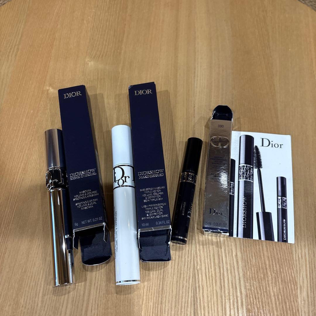 Dior マスカラ アイコニックオーバーカール090ブラック&下地&ミニマスカラ