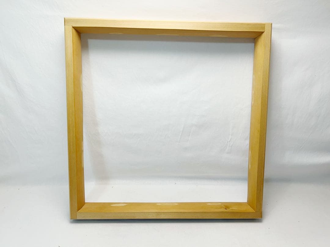 ほぼ未使用 茶道具 北山杉材 大炉炉縁 素地材 紙箱