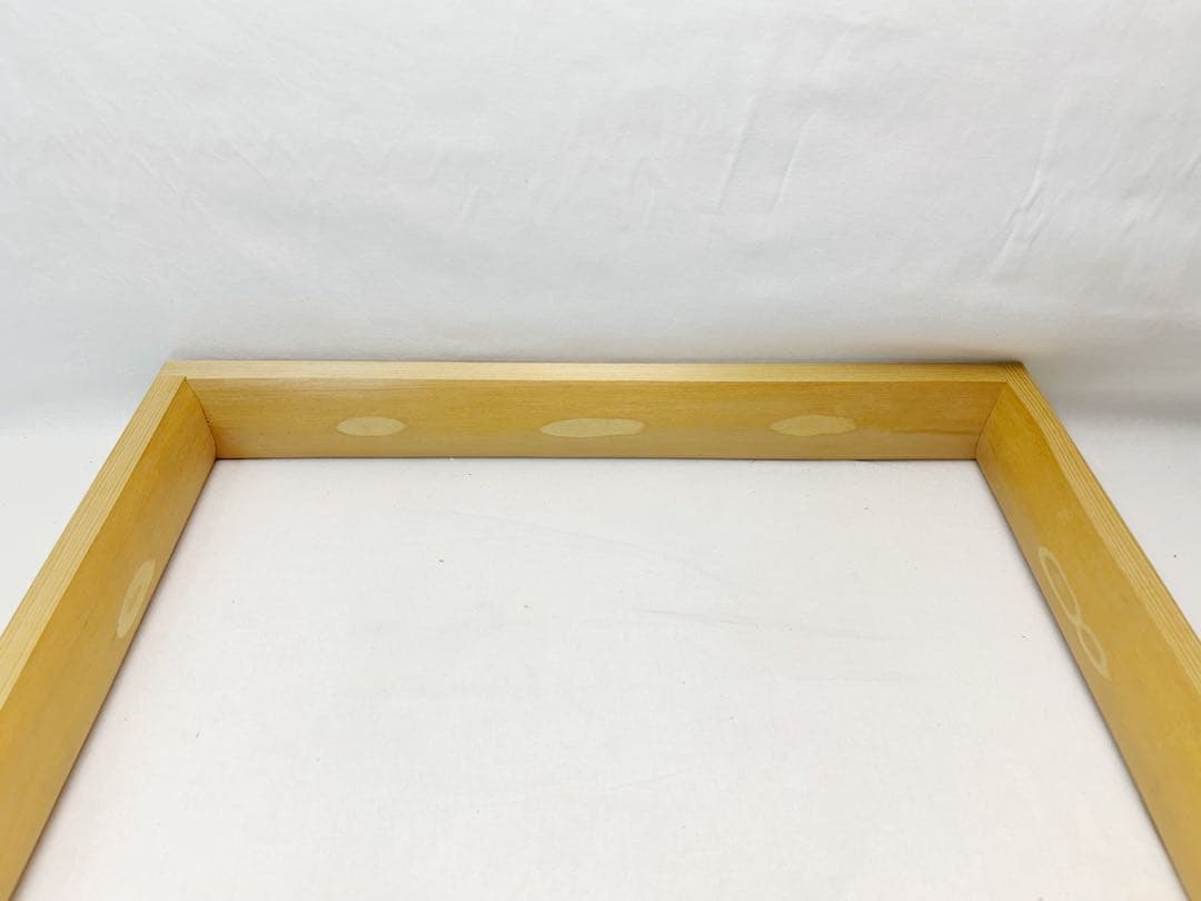 ほぼ未使用 茶道具 北山杉材 大炉炉縁 素地材 紙箱