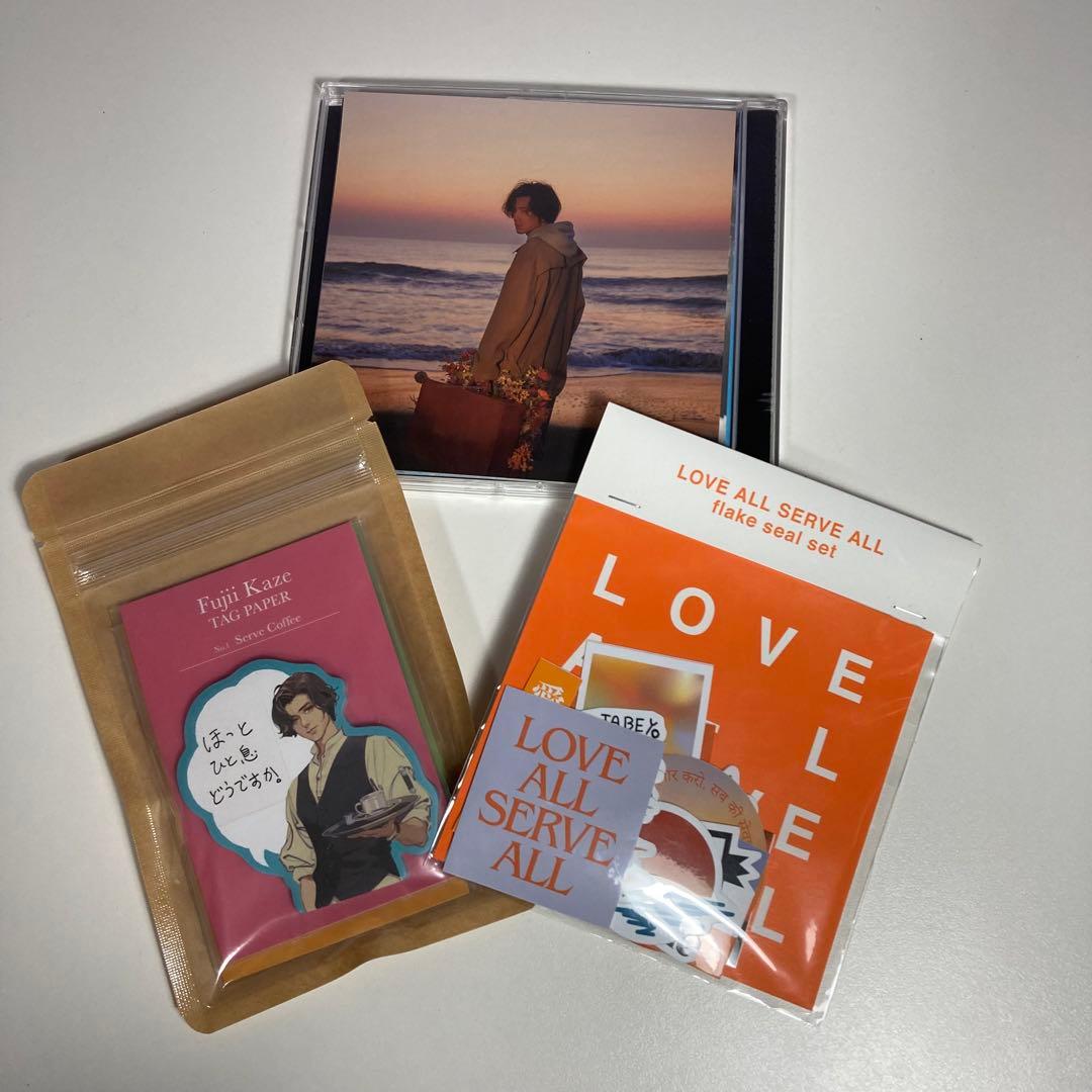 藤井風 シングルアートワーク フレークシール 付箋 セット売り