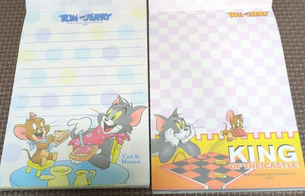 平成レトロ　メモ帳　トムとジェリー　トムジェリ　2冊セット