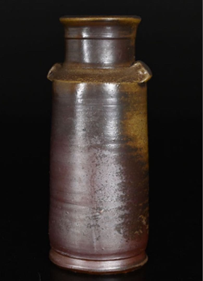 人間国宝　藤原雄　備前焼　花瓶