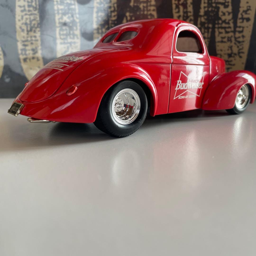 ミニカー Budweiser '41 Willys Street ROD