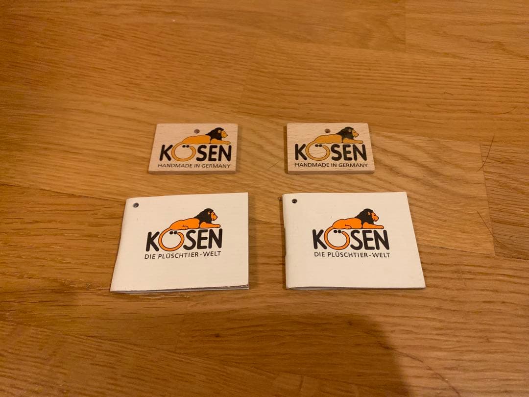 ⭐️特別価格 独製 KOSEN ケーセン ライオン オスメス セット ぬいぐるみ