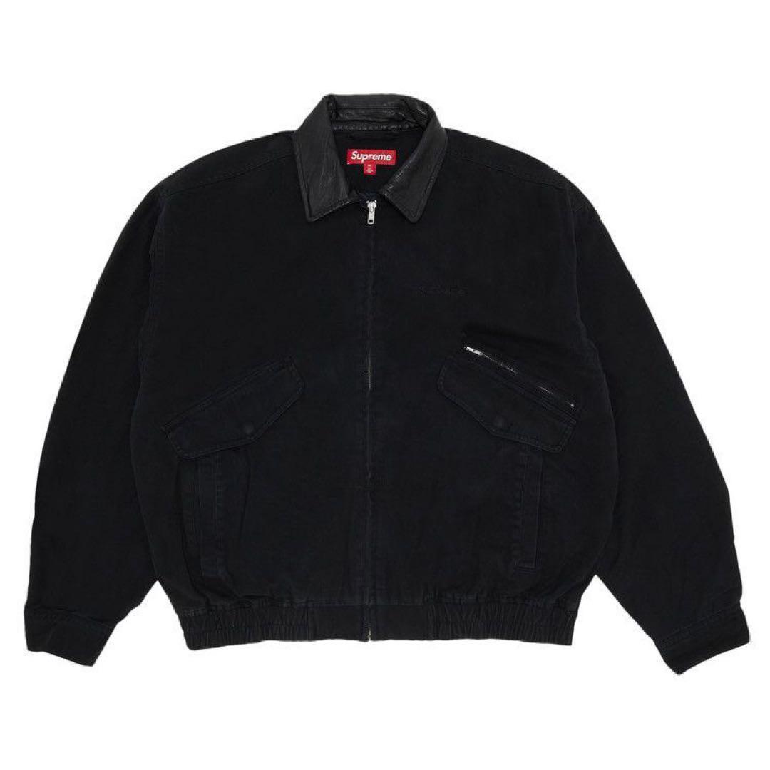 ジャケット・アウター supreme leather color utility jacket S