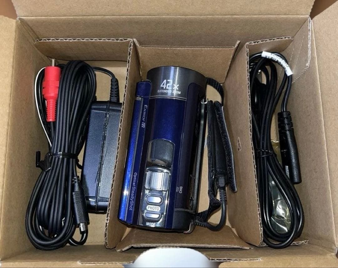 SONY HDR-CX180 ビデオカメラ ブルー 本体