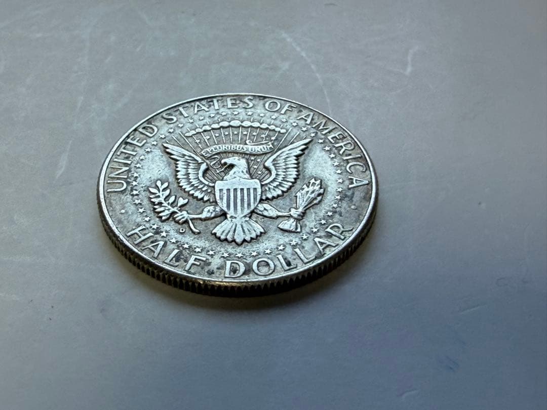 【1964年】ケネディハーフダラー銀貨3枚