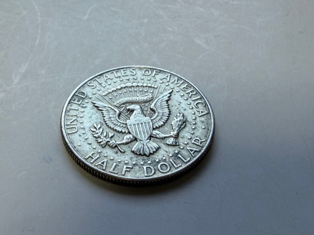 【1964年】ケネディハーフダラー銀貨3枚